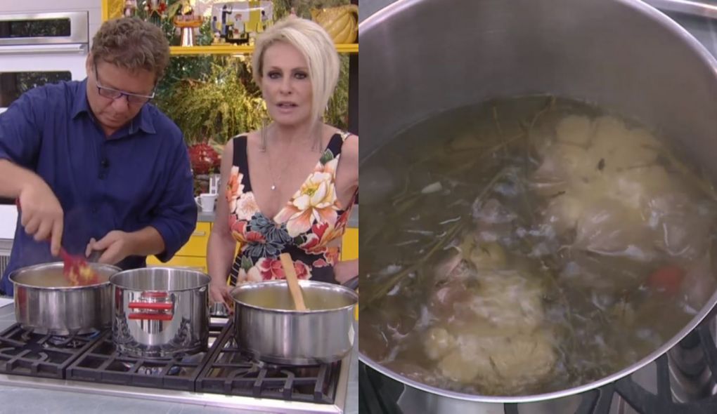 Claude Troisgros e Ana Maria Braga no Mais Voce