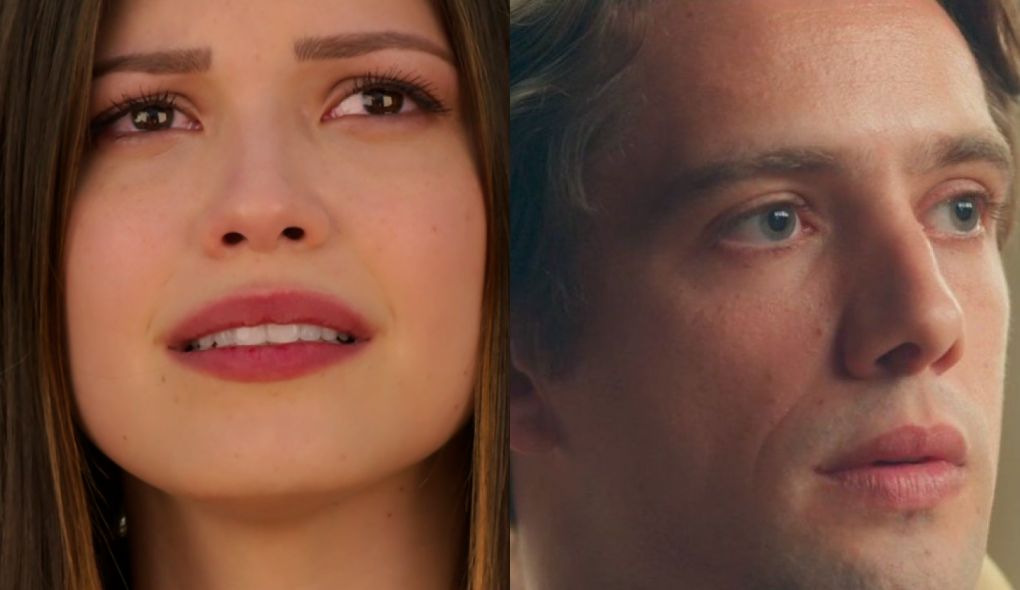 Cris (Vitoria Strada) e Danilo (Rafael Cardoso) de Espelho da Vida