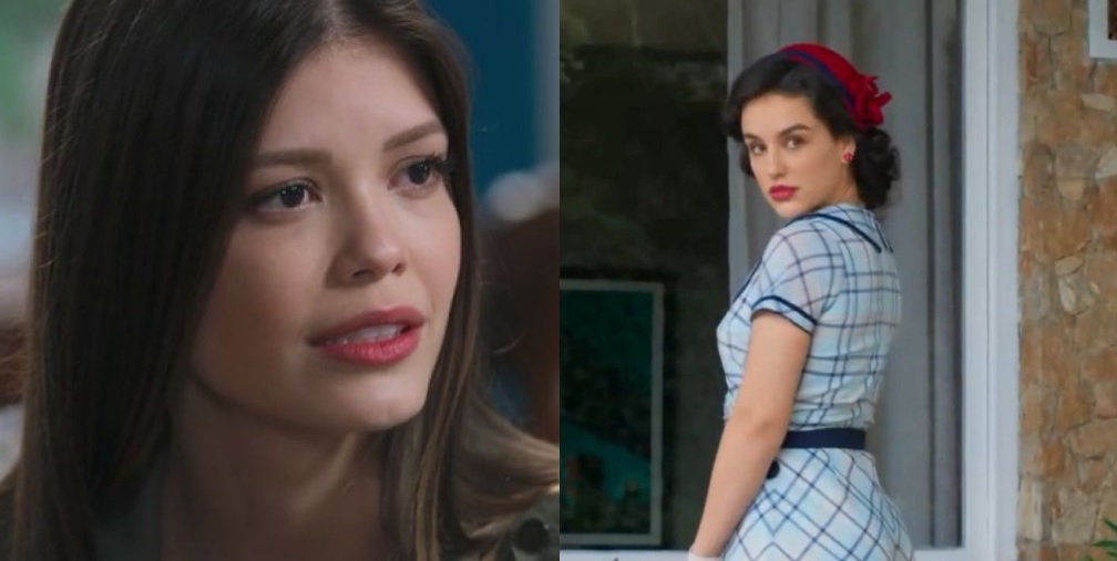 Cris (Vitoria Strada) e Mariane (Kefera Buchmann) de Espelho da Vida