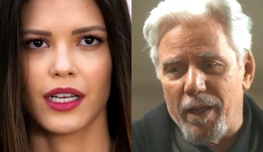 Cris (Vitoria Strada) e Vicente (Reginaldo Faria) de Espelho da Vida