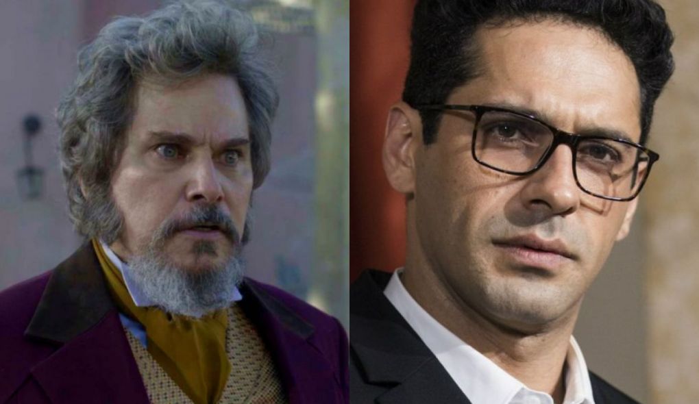 Dom Sabino (Edson Celulari) e Lucio (Joao Baldasserini) de O Tempo Nao Para