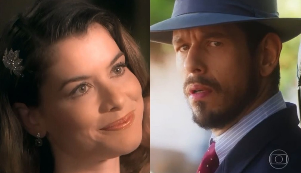 Dora (Alinne Moraes) e Gustavo Bruno (Joao Vicente de Castro) de Espelho da Vida