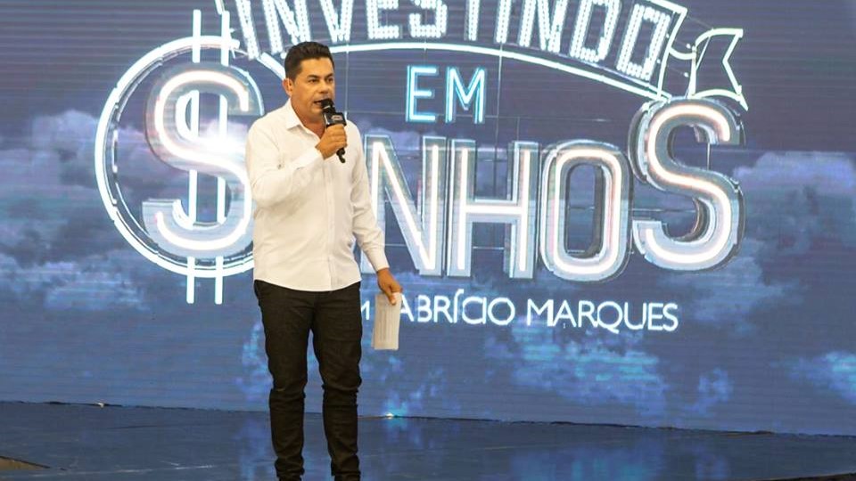 Fabrício Marques no programa Investindo em Sonhos
