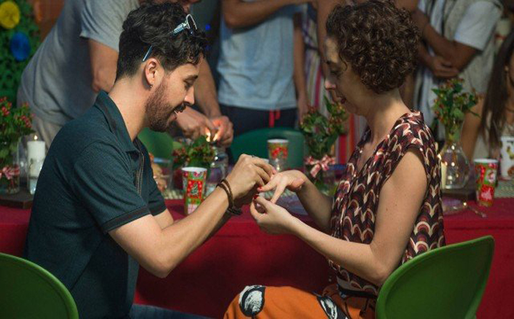 Getúlio (Arlindo Lopes) e Brigitte (Marianna Armellini) em Malhação - Vidas Brasileiras (Reprodução)