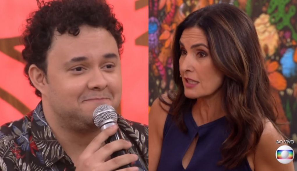 Gui Santana e Fatima Bernardes no Encontro