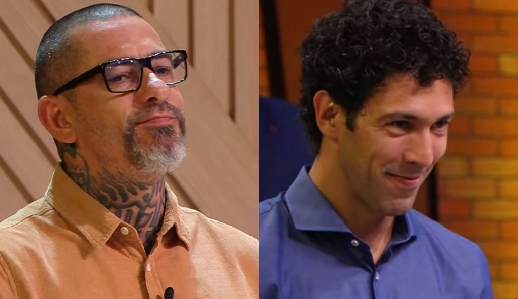 Henrique Fogaca e Rodrigo Oliveira no MasterChef Profissionais