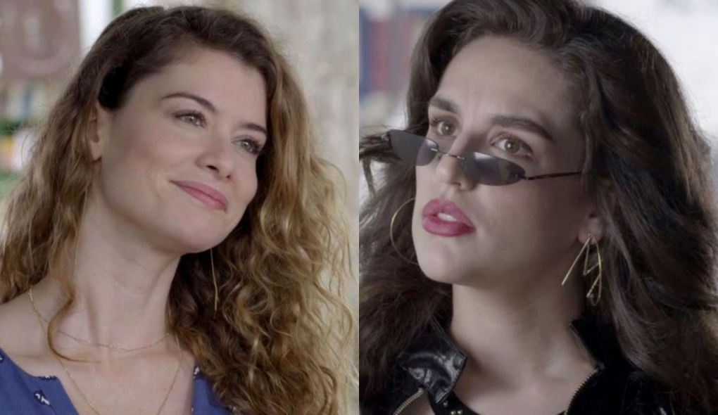 Isabel (Alinne Moraes) e Mariane (Kefera Buchmann) de Espelho da Vida