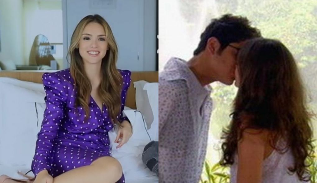 Isabelle Drummond revelou que deu o primeiro beijo em cena de Caras & Bocas