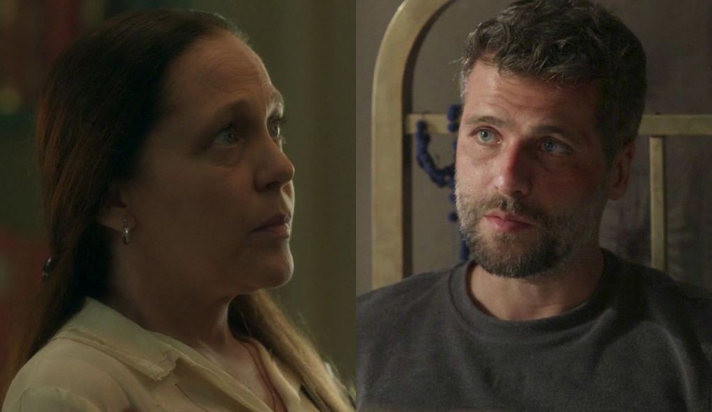 Judith (Isabela Garcia) e Gabriel (Bruno Gagliasso) de O Setimo Guardiao