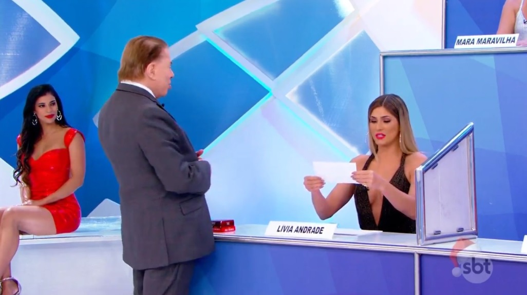Livia Andrade no Programa Silvio Santos