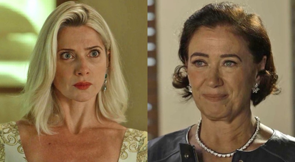 Marilda (Leticia Spiller) e Valentina (Lilia Cabral) de O Setimo Guardiao