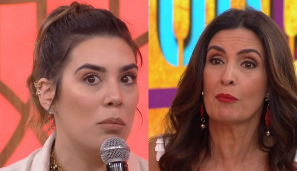 Naiara Azevedo e Fatima Bernardes no Encontro
