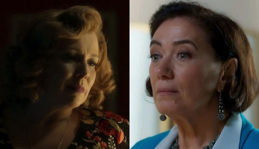Ondina (Ana Beatriz Nogueira) e Valentina (Lilia Cabral) de O Setimo Guardiao
