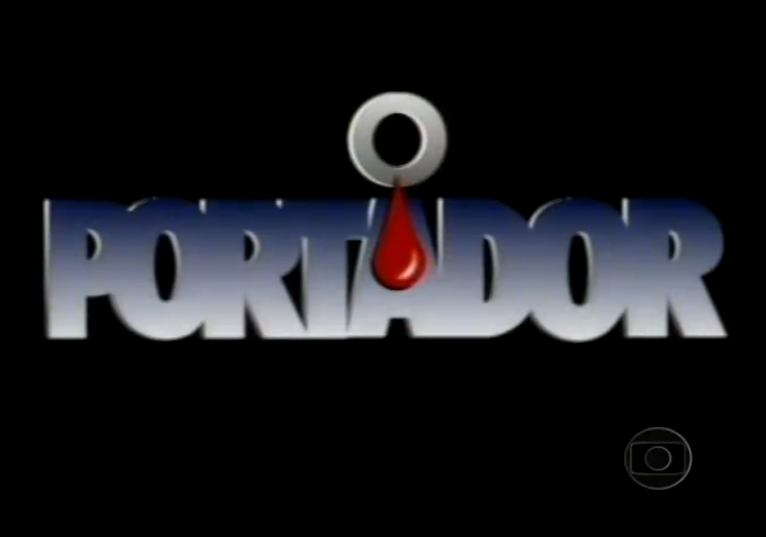 Logotipo da minissérie O Portador (Reprodução/TV Globo)