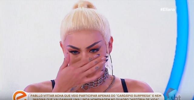 Pabllo Vittar no programa Eliana, do SBT