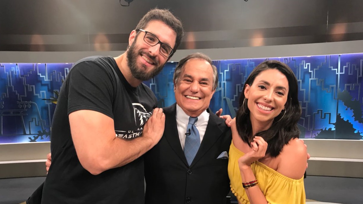 Rafinha Bastos, Ronnie Von e Jade Catta-Preta no Todo Seu