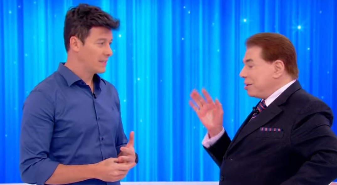 Rodrigo Faro e Silvio Santos