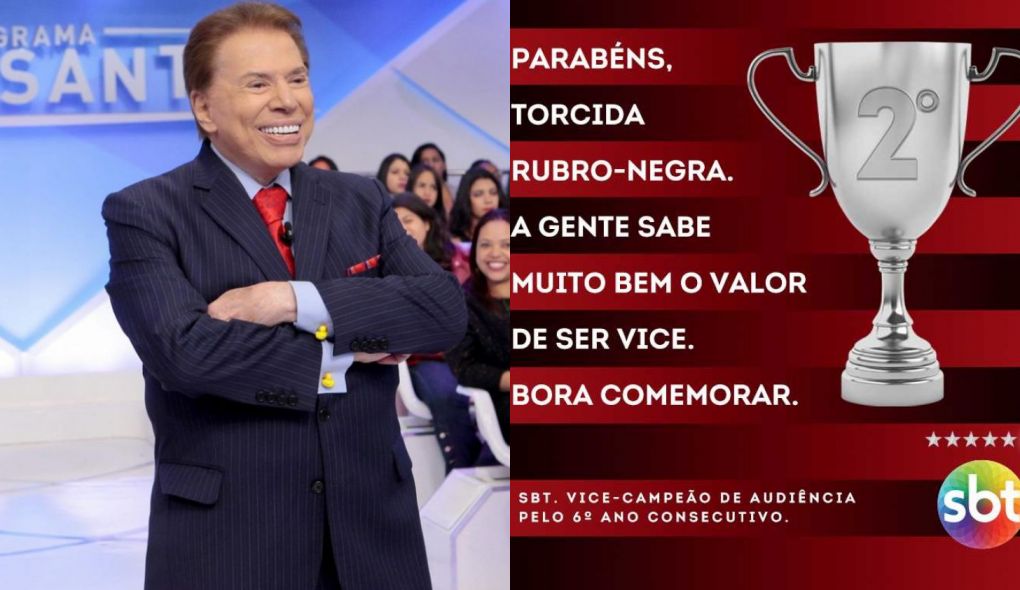 SBT fez campanha usando o segundo lugar do Flamengo no Brasileirao