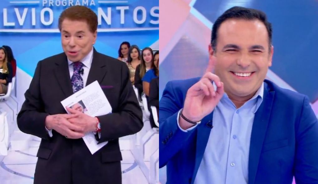 Silvio Santos e Reinaldo Gottino