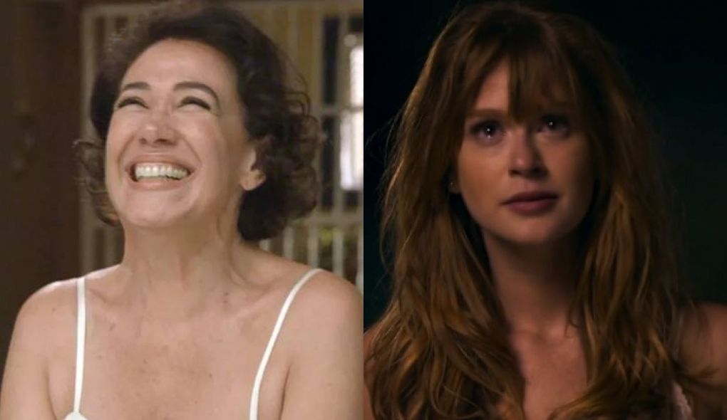 Valentina (Lilia Cabral) e Luz (Marina Ruy Barbosa) de O Setimo Guardiao