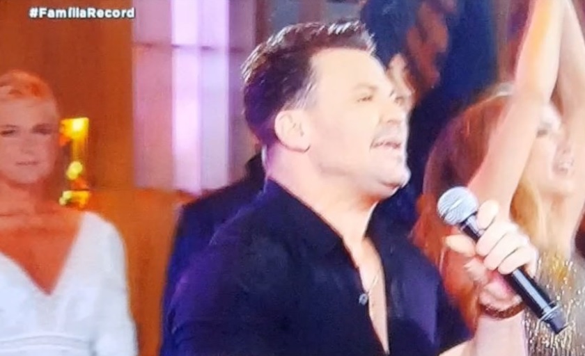 Xuxa e Eduardo Costa no Familia Record