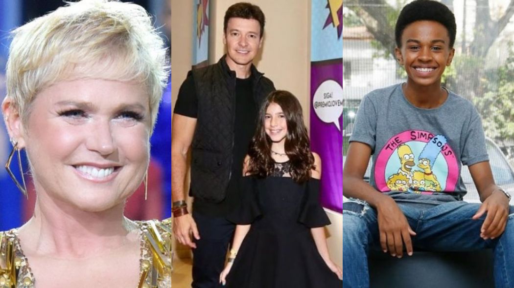 Xuxa, Maria Viel Faro, Rodrigo Faro e Jean Paulo Campos