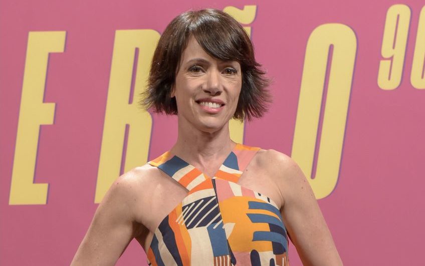 Bel Kutner na festa de lançamento de Verão 90