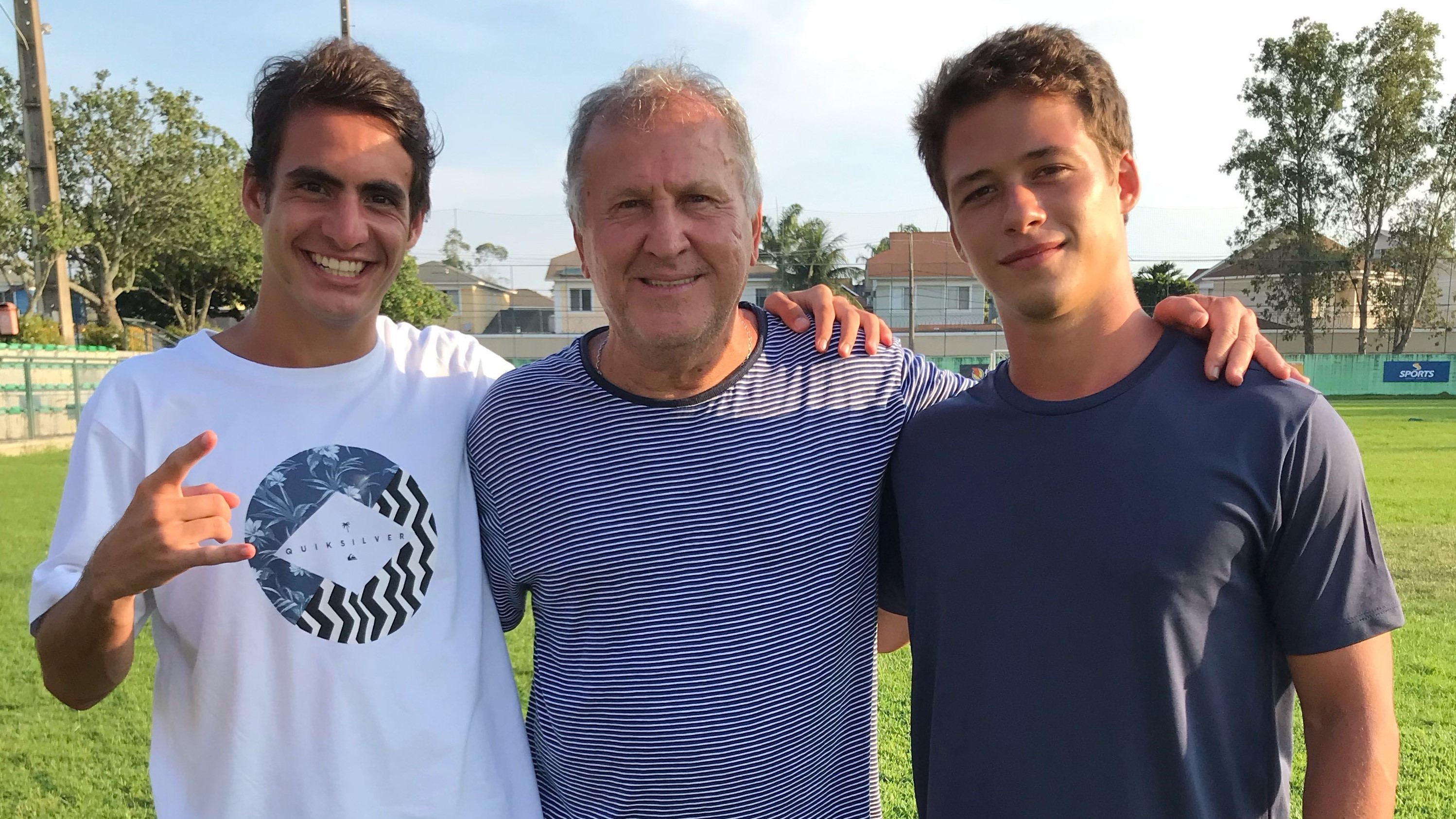 Devide (Diogo Tarre), Zico e Santiago (Giovanni Dopico) em Malhação: Vidas Brasileiras