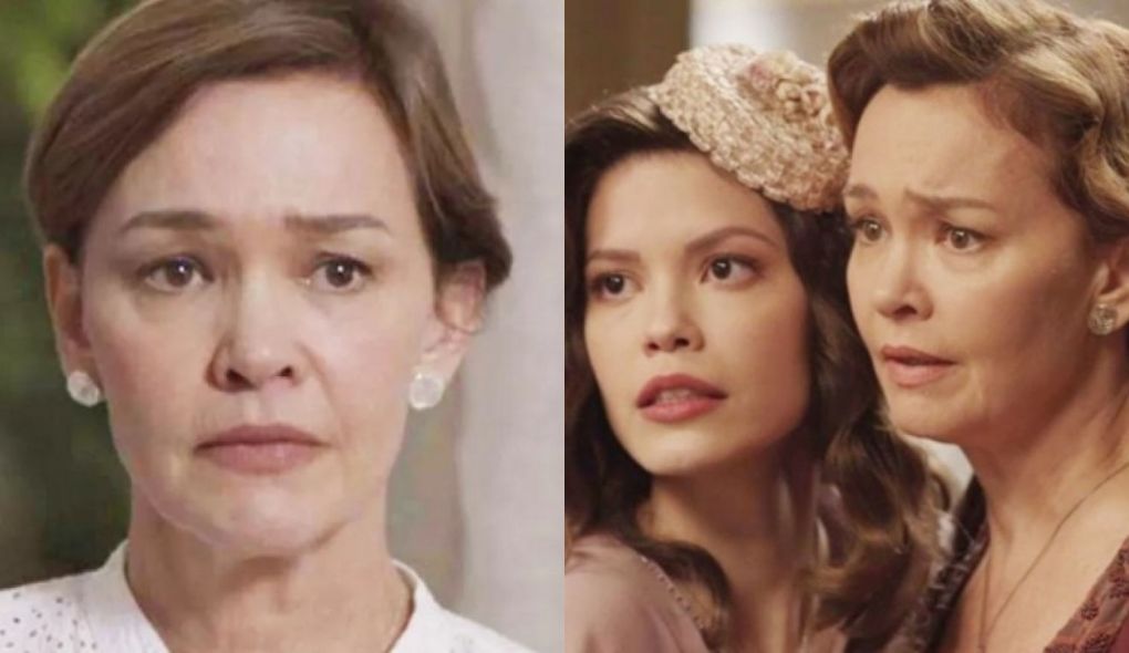 Ana (Julia Lemmertz), Piedade e Julia (Vitoria Strada) de Espelho da Vida