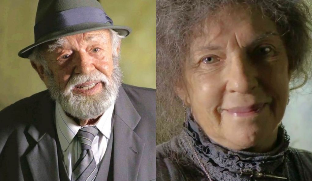 Andre (Emiliano Queiroz) e Guardia (Suzana Faini) de Espelho da Vida