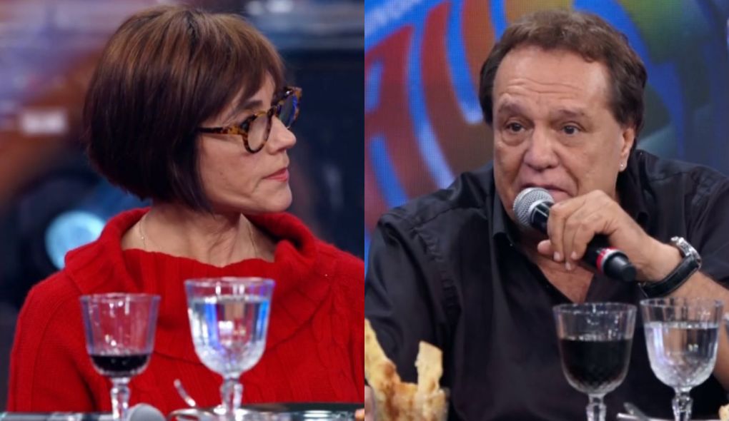 Christiane Torloni e Dennis Carvalho no Domingao