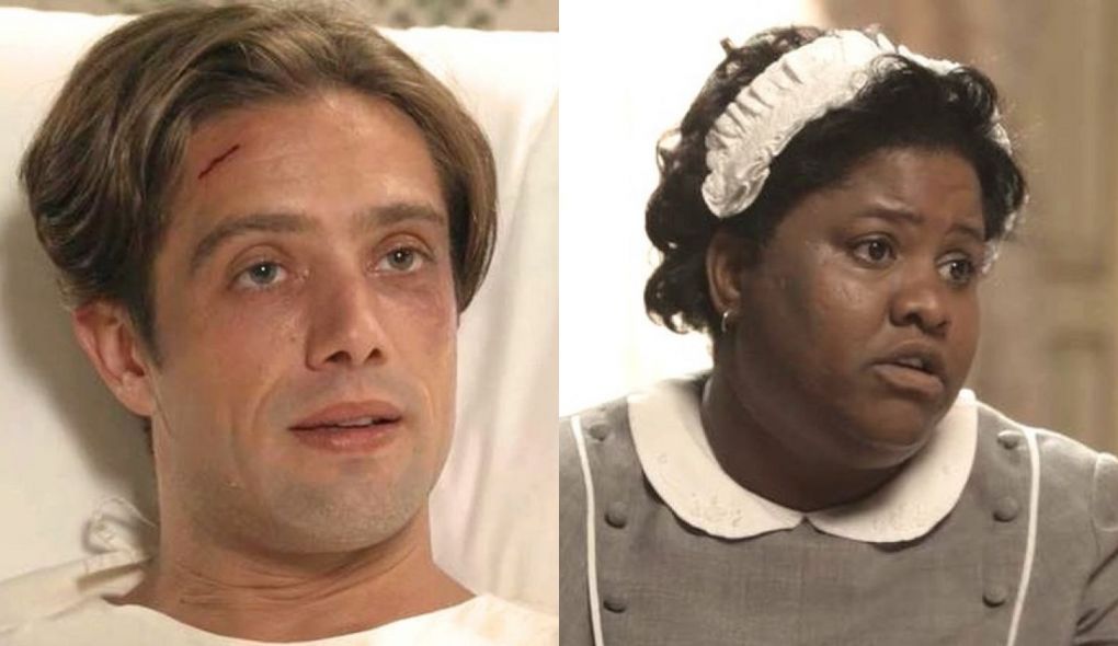 Danilo (Rafael Cardoso) e Bendita (Luciana Malcher) de Espelho da Vida