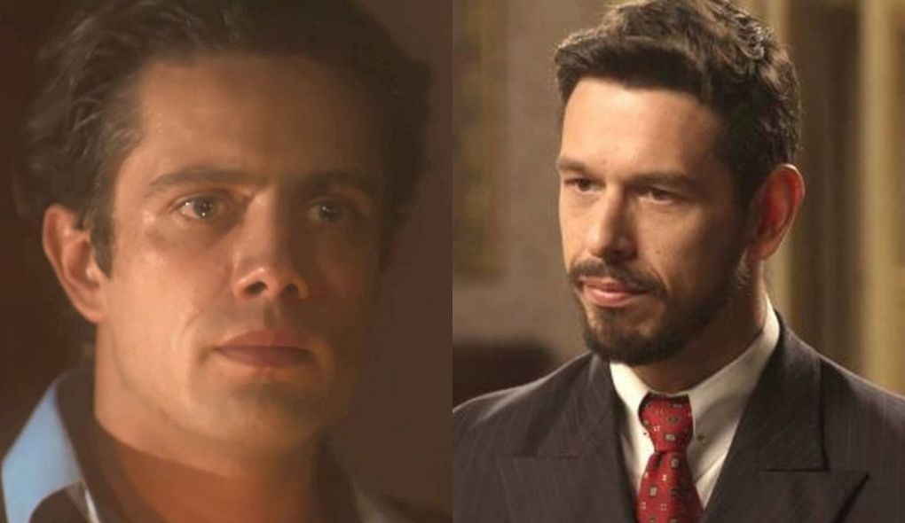 Danilo (Rafael Cardoso) e Gustavo Bruno (Joao Vicente de Castro) de Espelho da Vida
