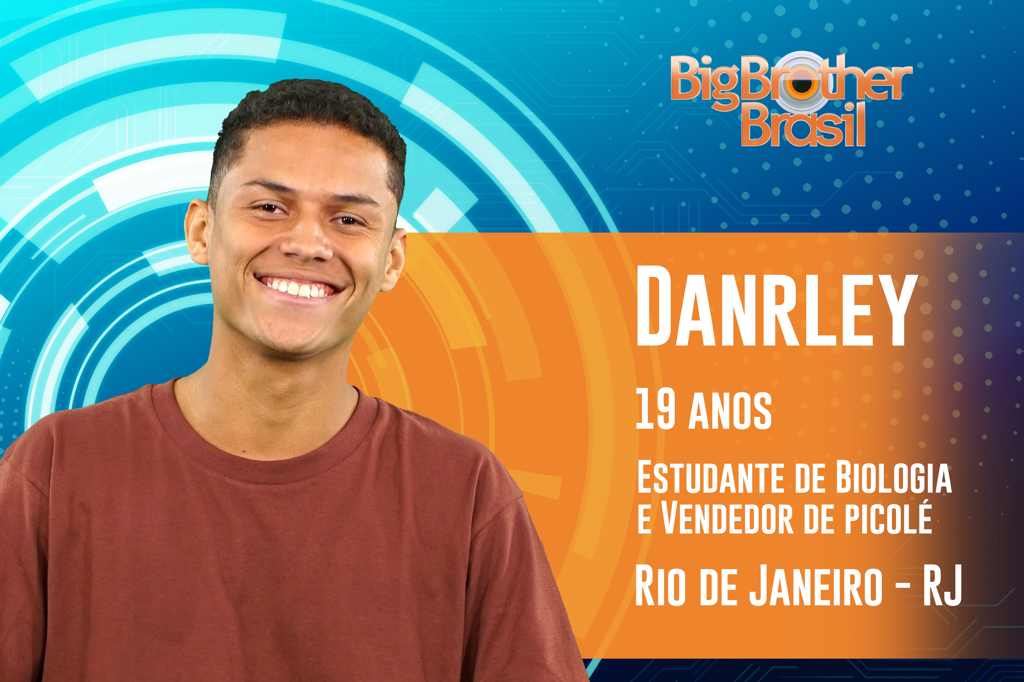 Danrley é o mais novo integrante do BBB 19 (Foto: Reprodução/ Rede globo)