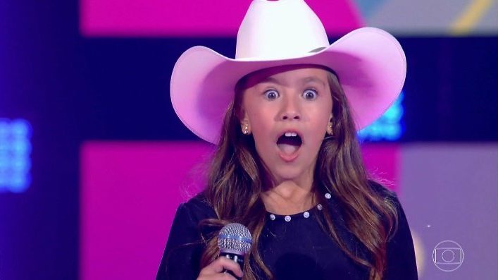 Esthela Martins no The Voice Kids (Reprodução)