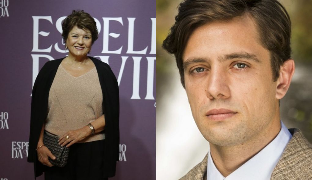 Elizabeth Jhin, autora de Espelho da Vida, e Danilo (Rafael Cardoso), personagem da trama