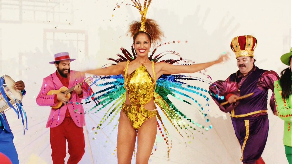 Erika Moura como Mulata Globeleza 2019