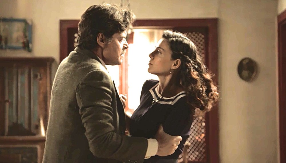 Eugenio (Felipe Camargo) e Maristela (Letícia Persiles) de Espelho da Vida