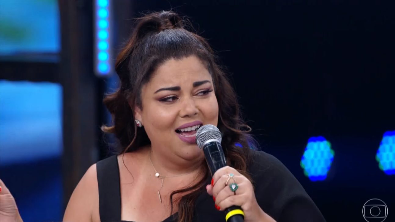Fabiana Karla no Domingão do Faustão