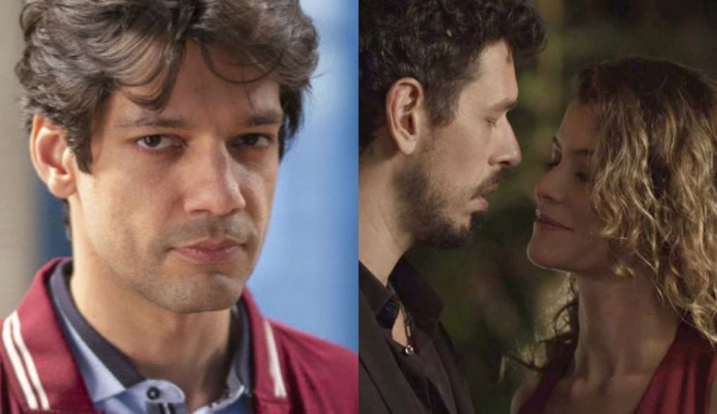 Felipe (Patrick Sampaio), Alain (Joao Vicente de Castro) e Isabel (Alinne Moraes) de Espelho da Vida
