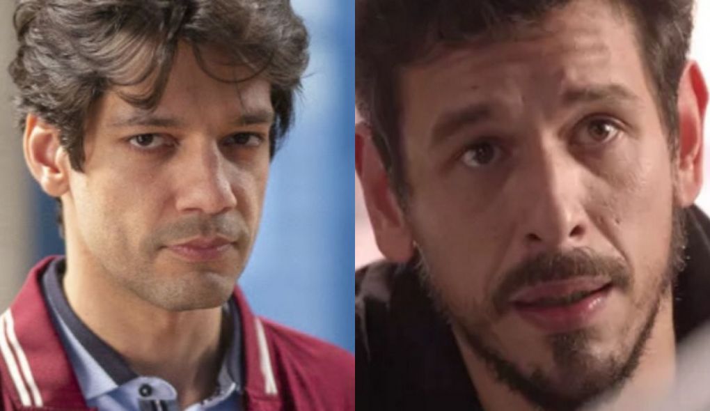 Felipe (Patrick Sampaio) e Alain (Joao Vicente de Castro) de Espelho da Vida