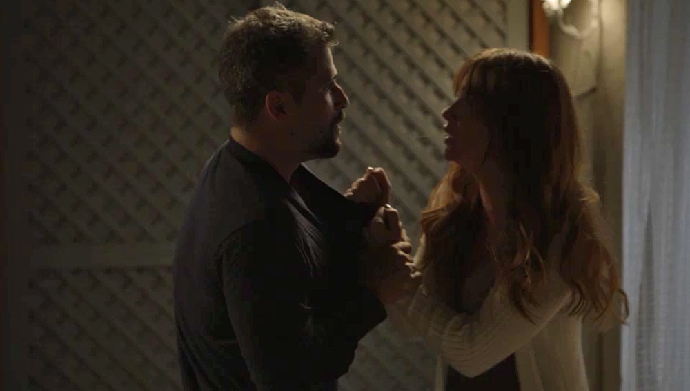 Gabriel (Bruno Gagliasso) e Luz (Marina Ruy Barbosa) de O Sétimo Guardião
