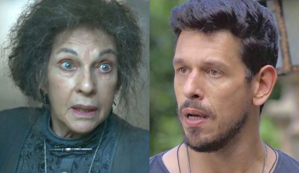 Guardia (Suzana Faini) e Alain (Joao Vicente de Castro) de Espelho da Vida