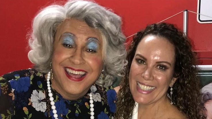 Guilherme Uzeda, a Tia, e Regina Volpato, que trabalham juntos no Mulheres