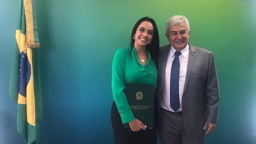 Izabella Camargo e Marcos Pontes (Foto: Instagram)