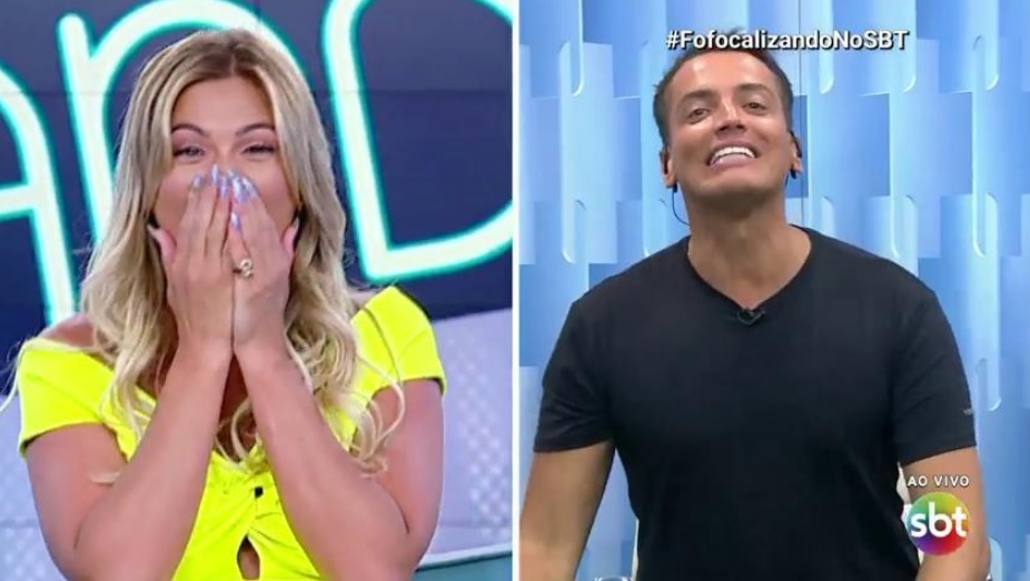 Livia Andrade e Leo Dias no Fofocalizando