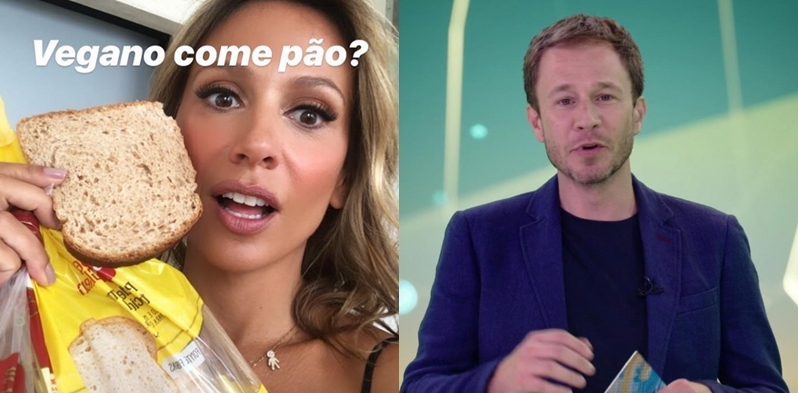 Luisa critica Tiago Leifert em postagem numa rede social