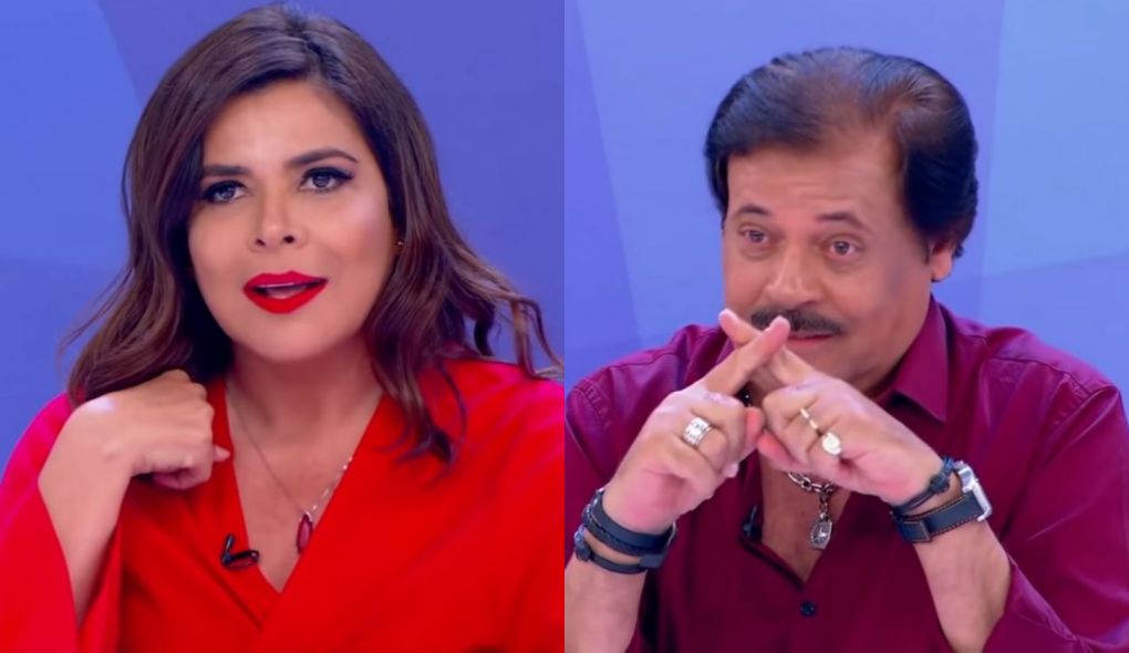 Mara Maravilha e Carlinhos Aguiar no Programa Silvio Santos