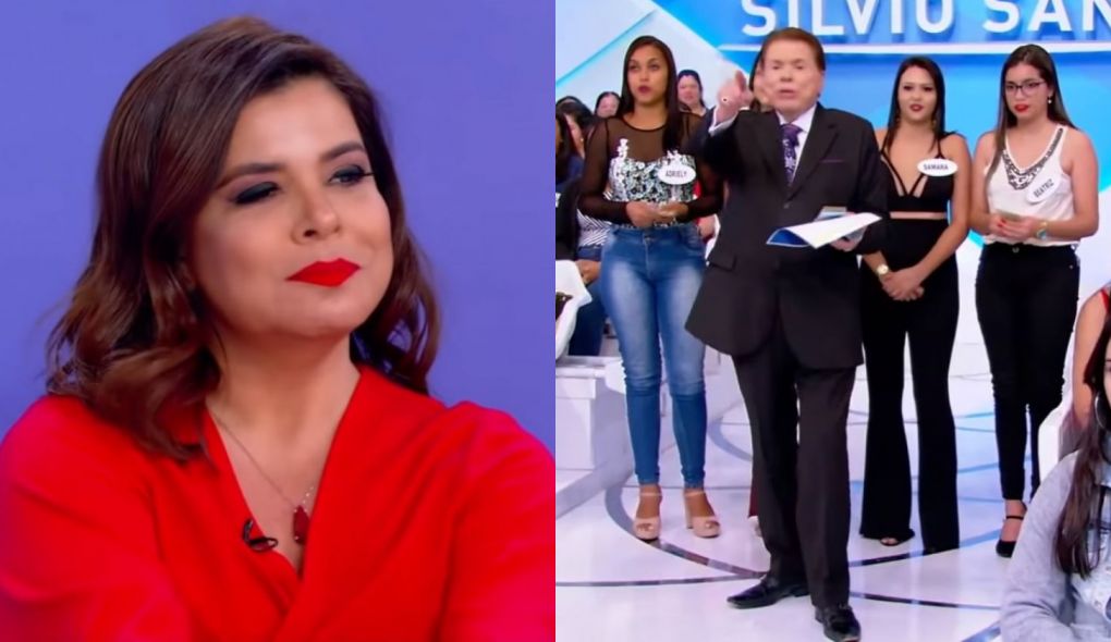 Mara Maravilha e Silvio Santos