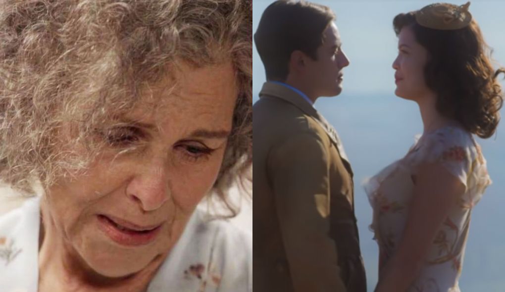 Margot (Irene Ravache), Danilo (Rafael Cardoso) e Julia (Vitoria Strada) de Espelho da Vida